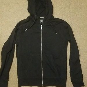 Royal Class Black Zip-Up Hoodie